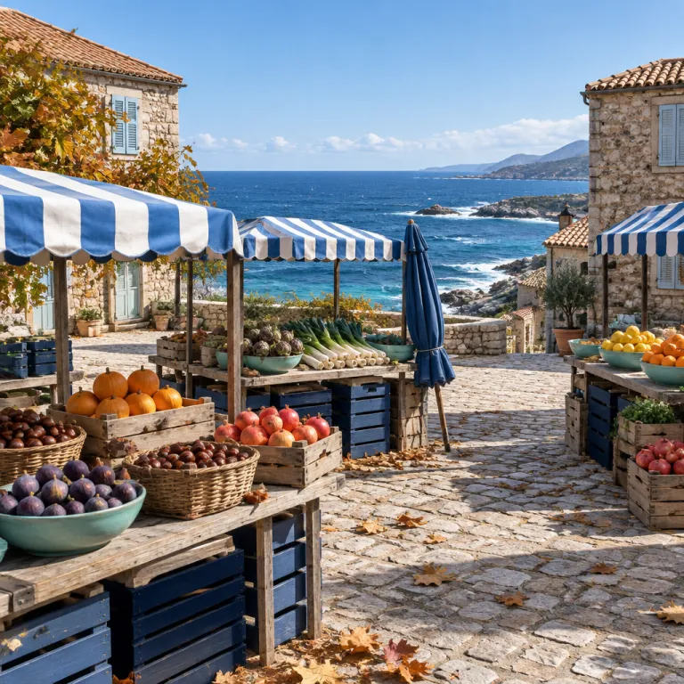 Market day in autumn Corsica: the produce, the vendors and the rhythm of the off-season