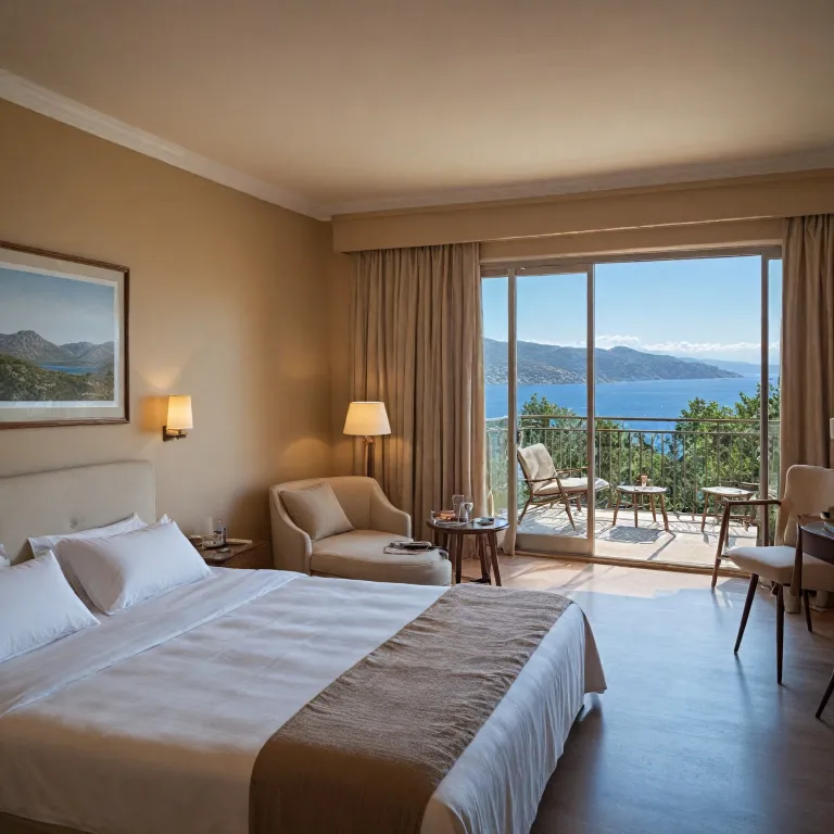 Experience premium suites in Corsica: elegance, breathtaking views, and refined hospitality
