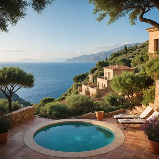 La Villa Calvi, a serene hillside retreat overlooking the bay of Calvi